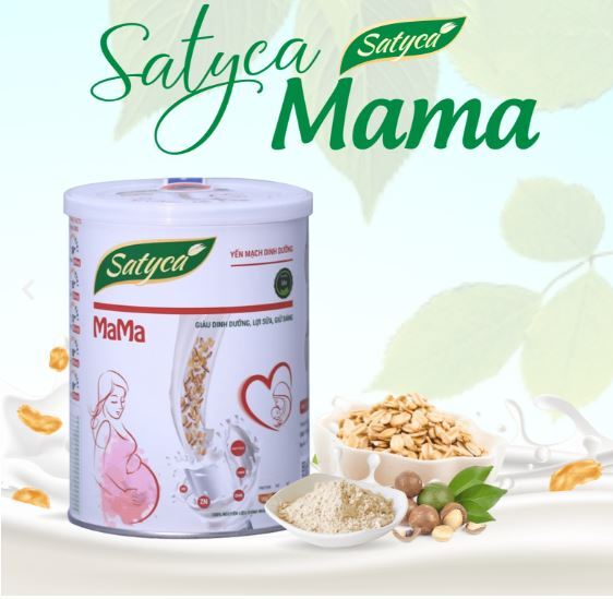 Sữa yến mạch dinh dưỡng Satyca MaMa cho bà bầu